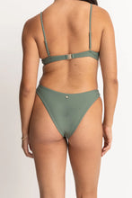 Load image into Gallery viewer, Olive Hi Cut Swim Bottom