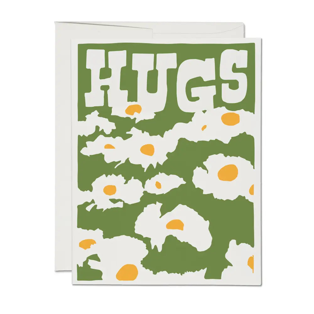 Matilija Poppy Hugs Card