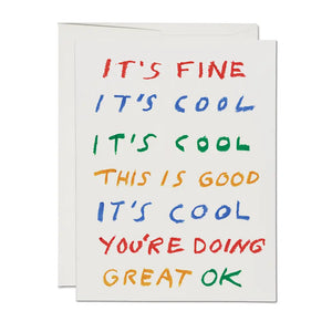 This Is Good Encouragement Greeting Card