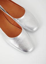 Load image into Gallery viewer, Silver Jolin Ballet Flat