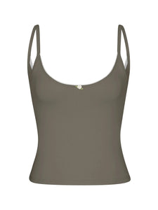 Taupe Scoop Back Cami