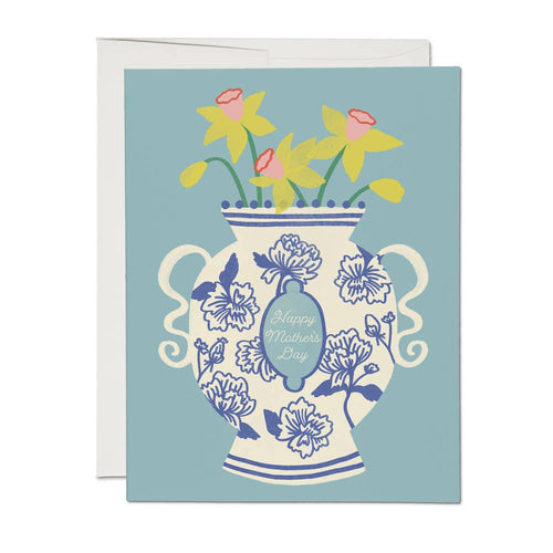Chinoiserie Vase Mother's Day Card
