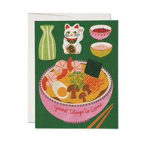 Ramen Bowl Greeting Card