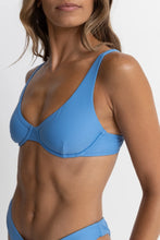 Load image into Gallery viewer, Blue Classic Underwire Top