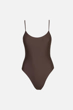 Load image into Gallery viewer, Chocolate Classic Minimal One Piece Bathing Suit