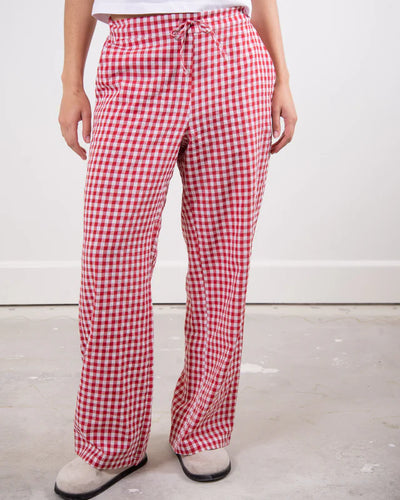 The Perfect Pant Red Gingham