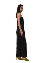 Load image into Gallery viewer, Crinkled Satin Midi Slip Dress