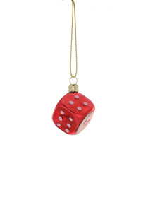 Lucky Dice Ornament Pink