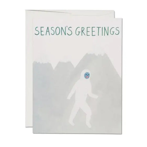 Holiday Yeti Greeting Card