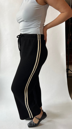 Thermal Crop Stripe Pant