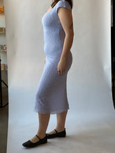 Load image into Gallery viewer, Ross Cap Sleeve Midi Dress in Blue Bell