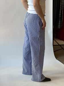 The Perfect Pant Blue Gingham