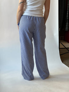 The Perfect Pant Blue Gingham