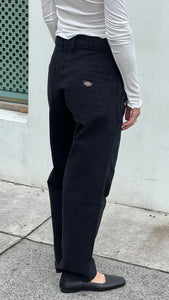 Black Regular Fit Duck Pants