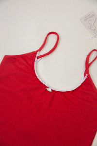 Cherry Scoop Back Cami