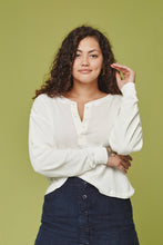 Load image into Gallery viewer, Mesa Cropped Thermal Washed White