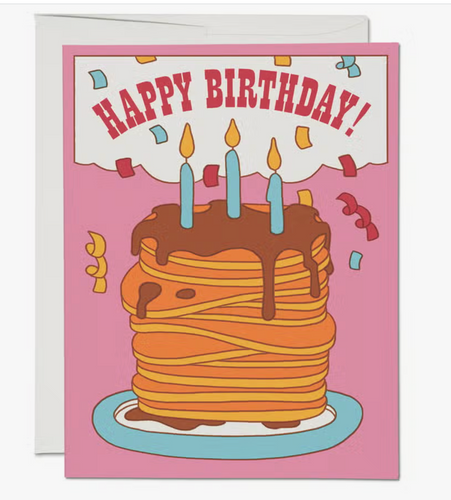 Pancake Birthday Card