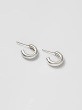 Load image into Gallery viewer, Small Abbie Hoops in Sterling Silver