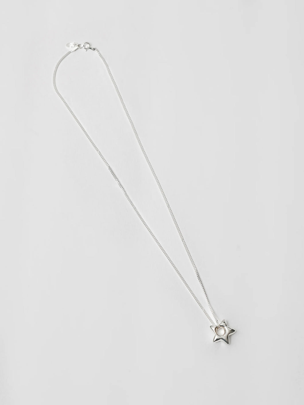 Silver Star Charm Necklace