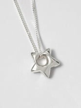 Load image into Gallery viewer, Star Charm Necklace Sterling Silver