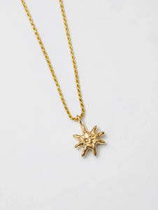 Solar Necklace in Gold