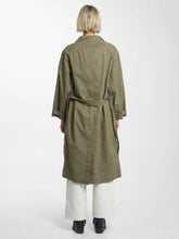 Load image into Gallery viewer, Adrianna Trench Coat in Aloe