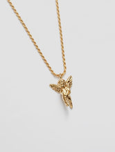 Load image into Gallery viewer, Gold Cherub Charm Necklace