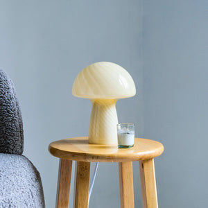 Glass Mushroom Lamp