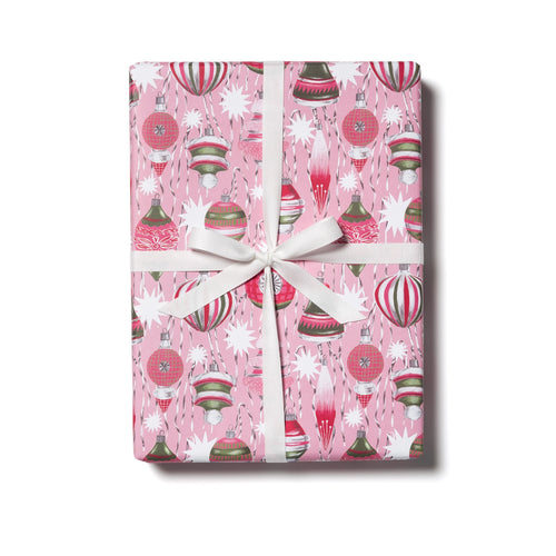 Retro Ornaments Gift Wrapping