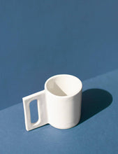 Load image into Gallery viewer, Gloss White Geo Mug
