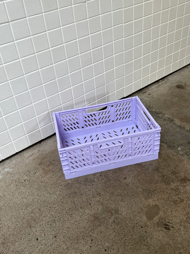 Medium Lavender Storage Crate