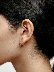 Small Gold Abbie Hoops