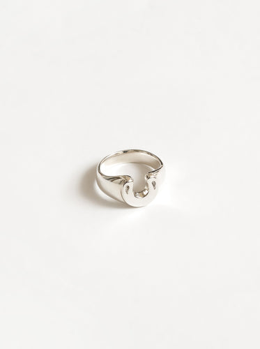 Horseshoe Ring in Sterling Silver