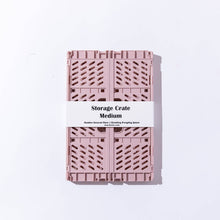 Load image into Gallery viewer, Medium Pastel Pink Storage Crate