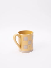 Load image into Gallery viewer, Yellow Checkered Mug